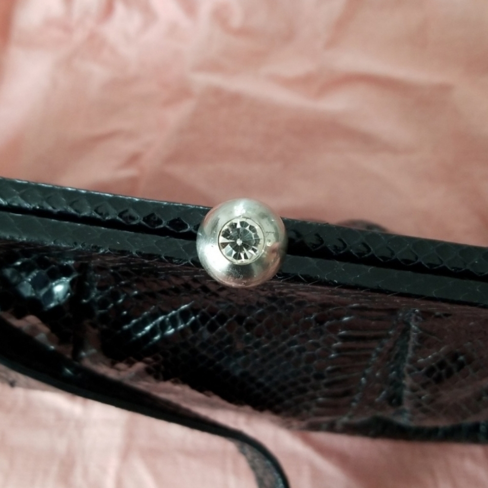 Francesco Biasia Black Leather Bag - Picture 6 of 6